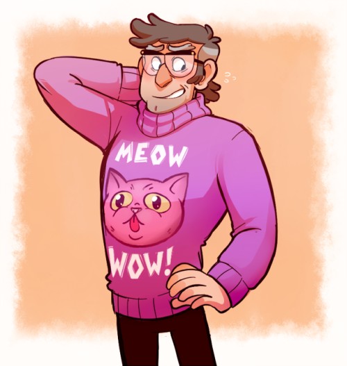 fruitycupid: Just a nerd in a sweater