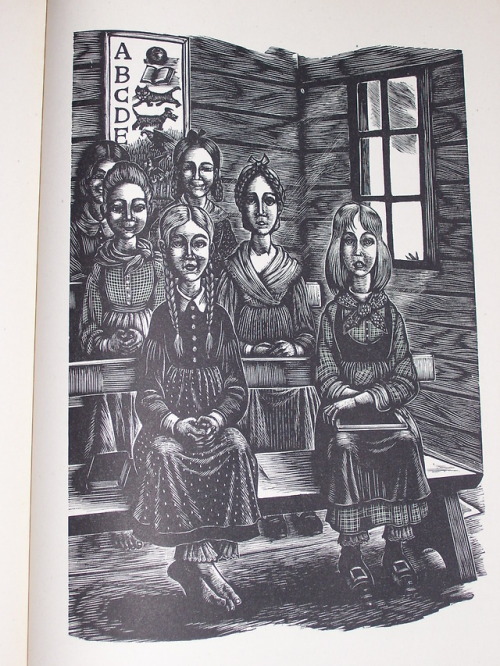 Jane Eyre woodcut illustrations by Fritz Eichenberg, part 3 the last