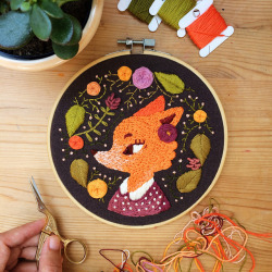 sosuperawesome: Embroidery Art Ghostpuff