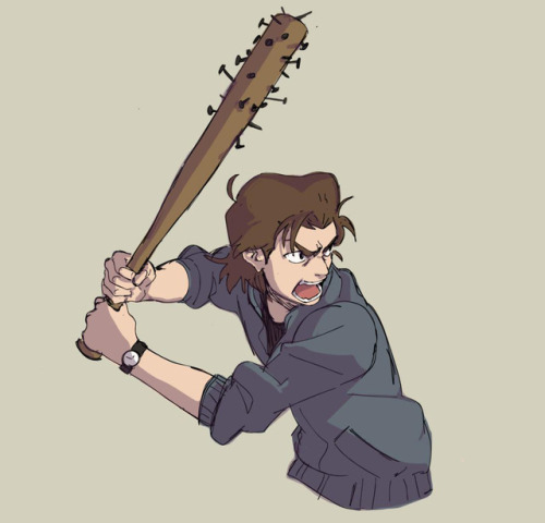 misterunagi: Finished watching Stranger Things 2! Steve Harrington’s the man!! Exploring a more anime-y/cartoony version of Steve.. (sorry if it just looks like Voltron..!)