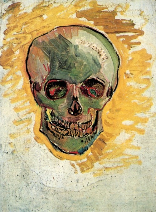 artist-vangogh:
“Skull, Vincent van Gogh
Medium: oil,canvas
https://www.wikiart.org/en/vincent-van-gogh/skull
”