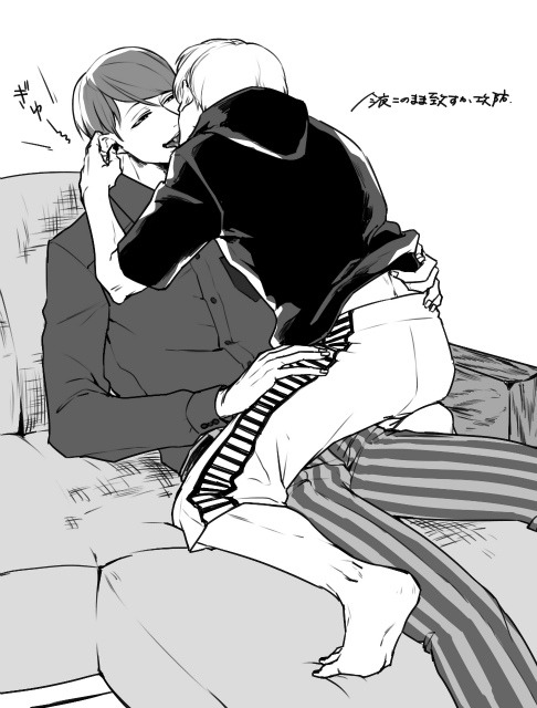 hentaiyarou:  【腐】かねき-7 by 三澄  Posted with artist's permission.
