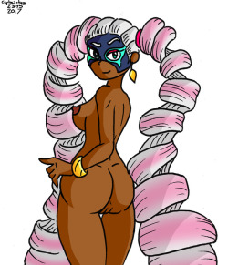 Twintelle From The Upcoming Switch Game Arms, Showing Off Her Fine Ass. I Saw The