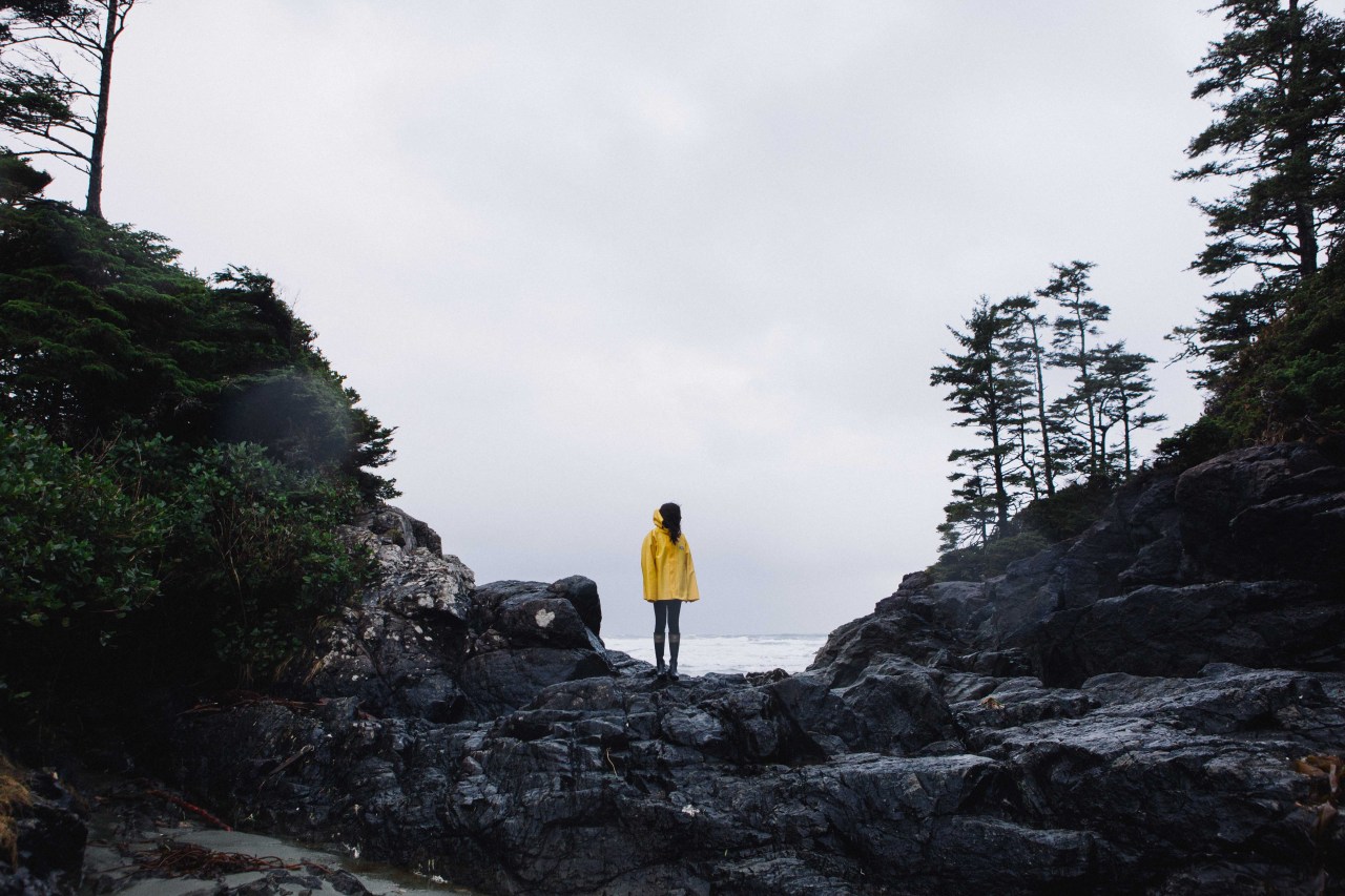 benngie:  Chased by the tide in Tofino, BC. 