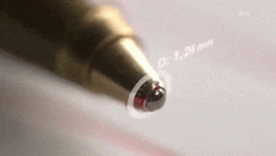 boobsmcbalrog:  sixpenceee:  This video shows close-ups of how a ball-point pen writes. You can watch it here  Too sensual. Nsfw 