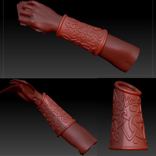 Slowly working down the #ladythor armor list! Built off of a #3dscan of Dhemerae&rsquo;s arm for th