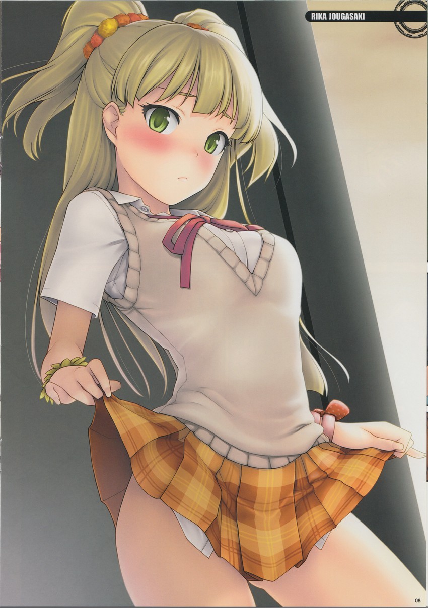 dai709:  jougasaki rika (idolmaster and idolmaster cinderella girls) drawn by tanaka