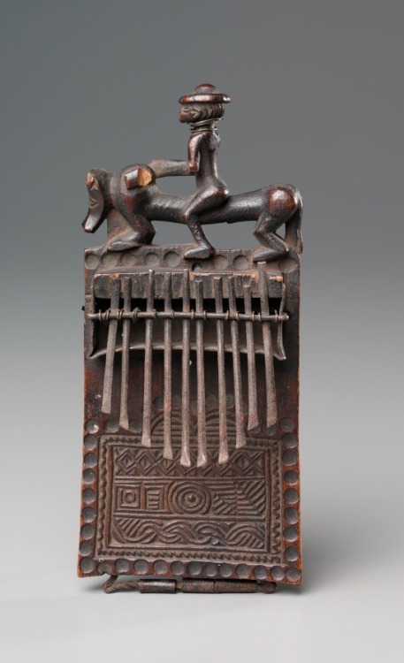 Thumb Piano, late 1800s, Cleveland Museum of Art: African ArtThe thumb piano portrays a wonderfully 