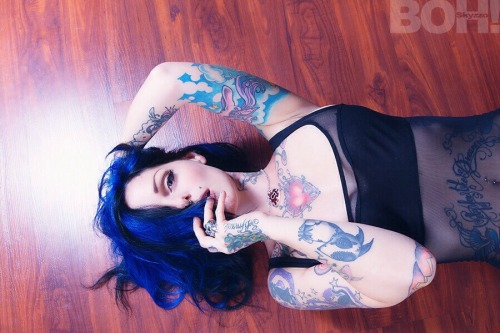 balancedreality:  Sexy SuicideGirl SundayRiae adult photos