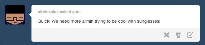 goldtectonic:  And so ends Armin’s banjolin career (related posts x x) (song x)