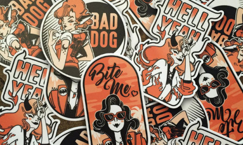 We love the range of stickers and prints from Not Cool Co.