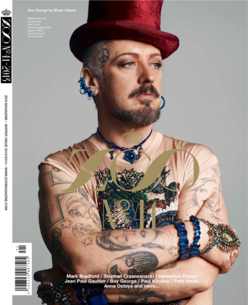 accidentalbear:(via Boy George Lands on Cover of ZOO Magazine Issue #41)
