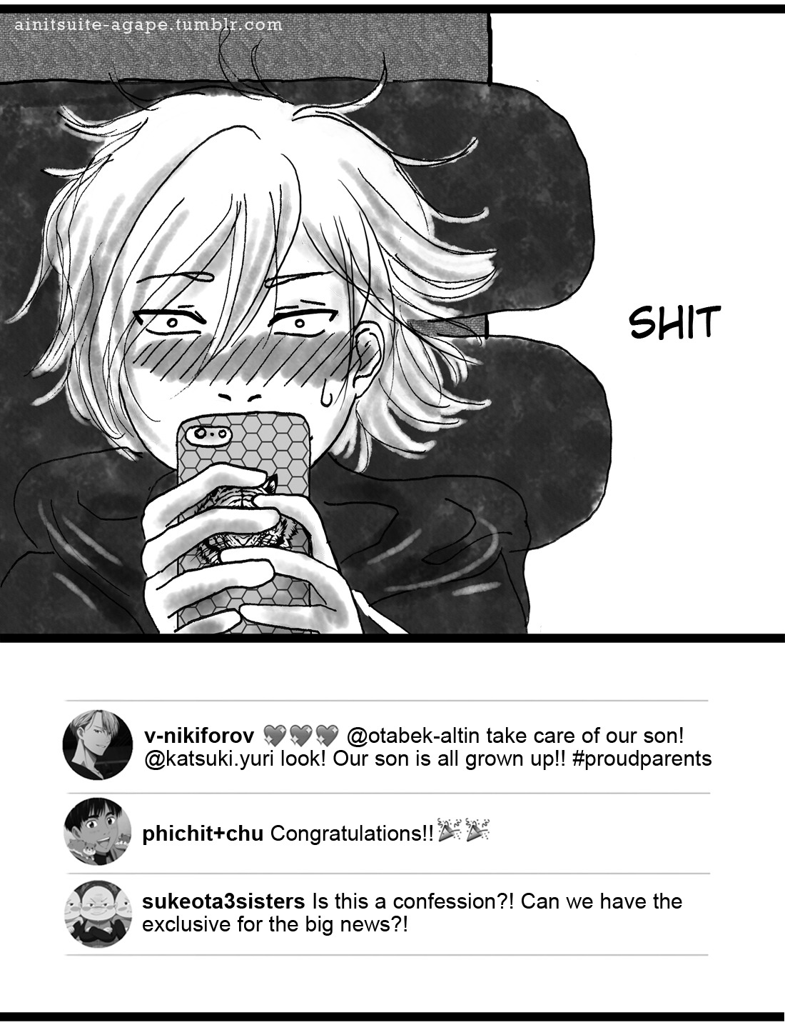 ainitsuite-agape:Yuri Plisetsky week DAY 5 - Social Network (19.03)It’s supposed