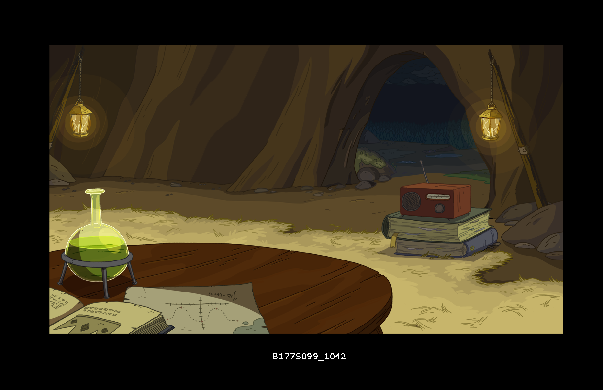 selected backgrounds from Jake the Brick art director - Nick Jennings BG designers