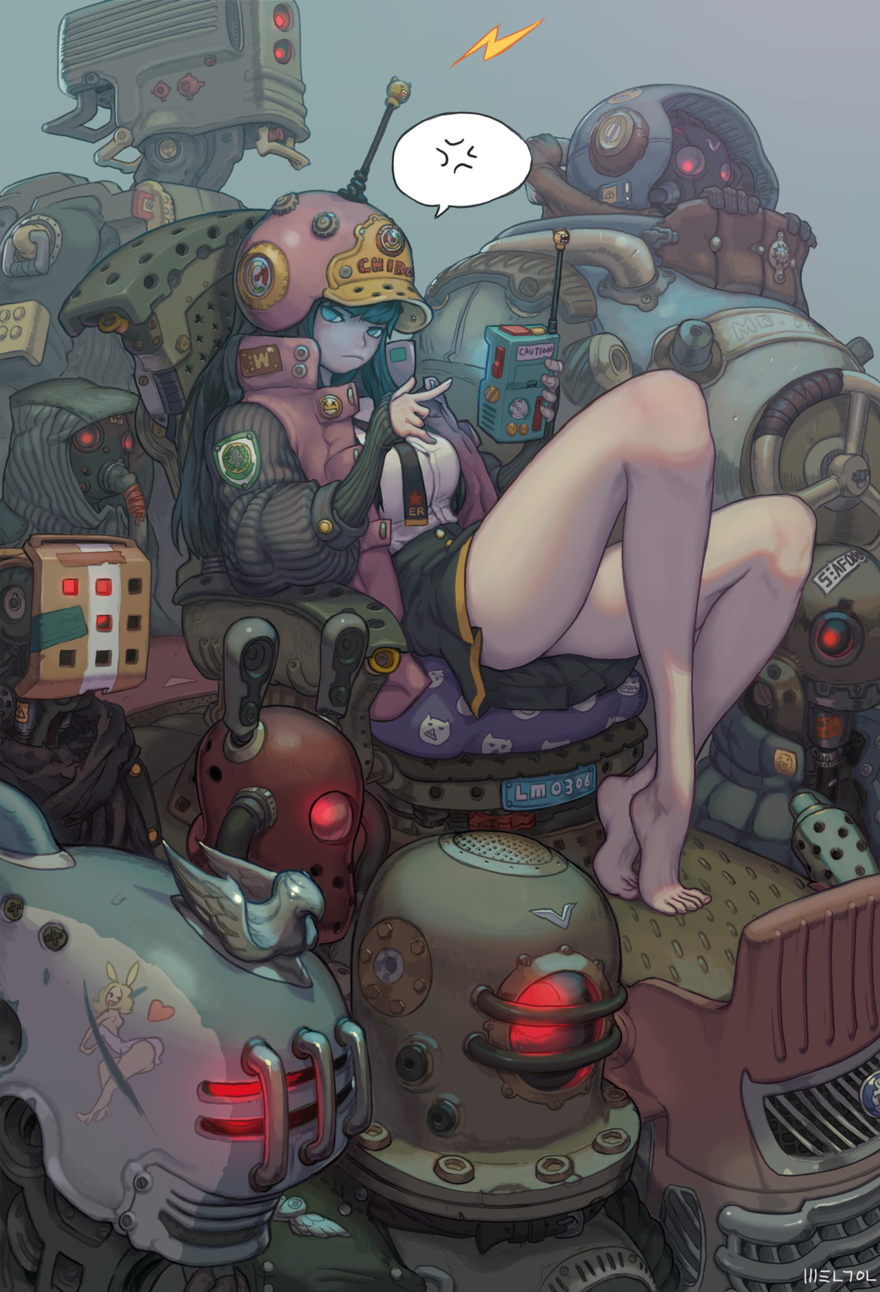 rhubarbes:ArtStation - push the button, by Wechi Roe