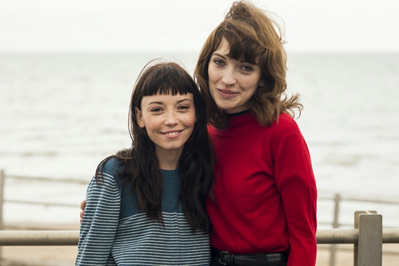 daughterfans:  Elena with Marama Corlett, who stars in the video for ‘How’!