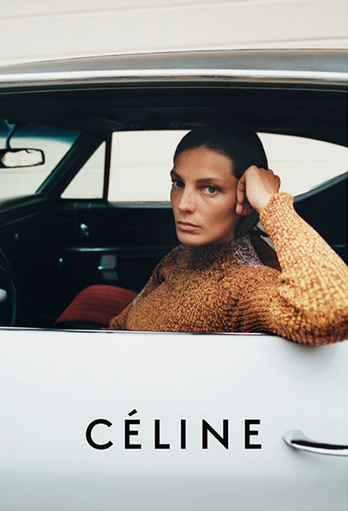 thefashionbubble:  Daria Werbowy for Céline Resort 2015 Advertising Campaign, ph.
