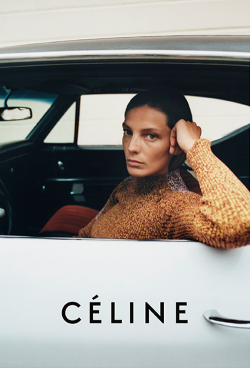 thefashionbubble:  Daria Werbowy for Céline Resort 2015 Advertising Campaign, ph. by Tyrone Lebon.
