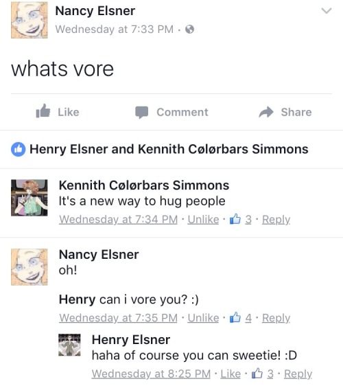 molsno:candyredterezii:When the gang makes communications FB accountsadding on some of my favorites: