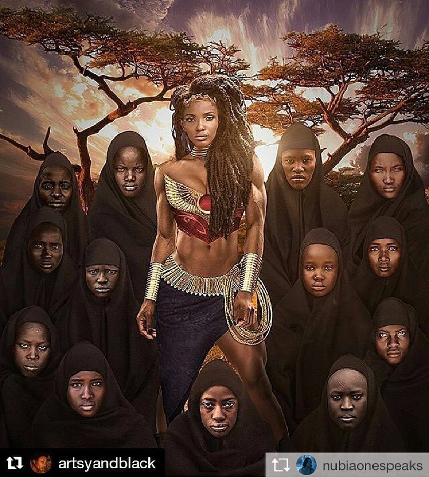 theblerdgurl:  What if Wonder Woman (or Nubia) went to Nigeria and had saved those