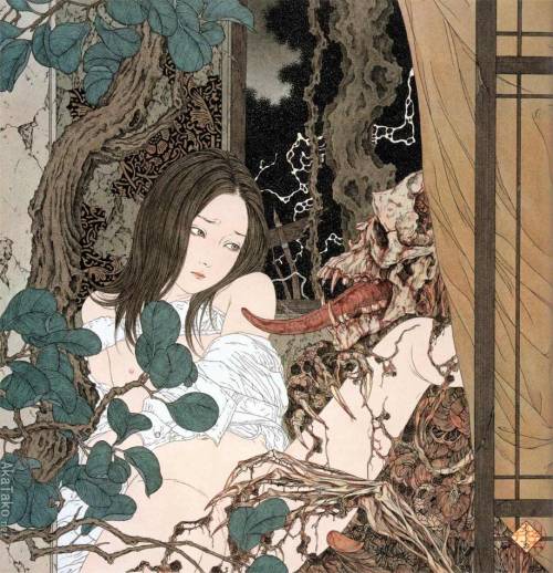 CARESS OF A DEAD SPIRIT printed in &ldquo;Allure of Pharmakon&rdquo; by Takato Yamamoto. Sig