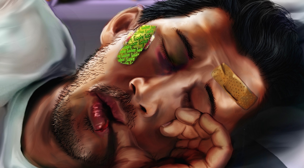itsjustkyss:Shhh 🤫….youse better stay quiet ya hear?It wouldn’t be a good idea to pokin’ fun of Yancy sleeping with his Mr.Bruiser the UnBEARable… you wouldn’t wanna see what happened to the last guy when Mr.Bruiser went missing…