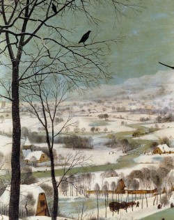 tierradentro:  “Hunters in the Snow&ldquo; (detail), 1565, Pieter Bruegel the Elder. 