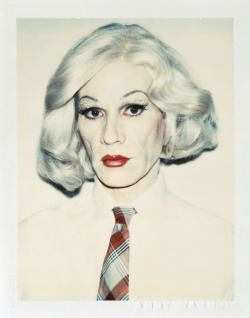 arpeggia:  Andy Warhol - Self Portrait in Drag, 1981 