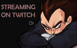 -Streaming art on my twitch- http://www.twitch.tv/lilithpkMost likely be dbz related doodles and whatever comes up!its over!