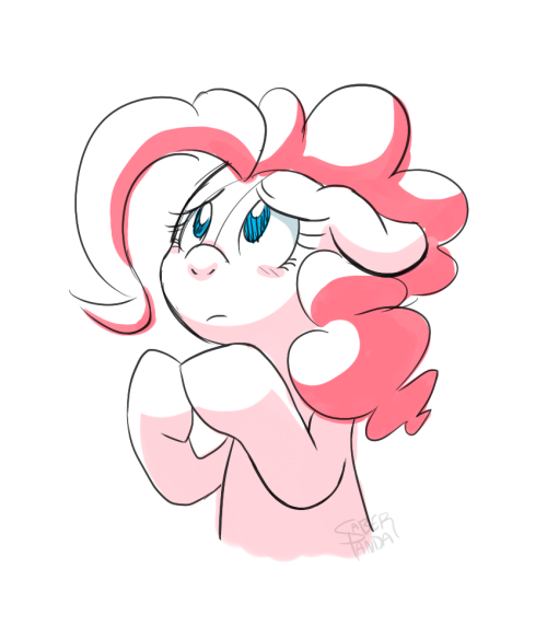 peachiepone: Another Pinkie Doodle, playing around with some simple lights! 