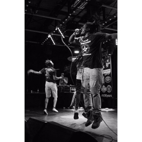 Watch them black boys fly. More dope shots of @wearethemonastery set at @lobotomixofficial’s #N9neY