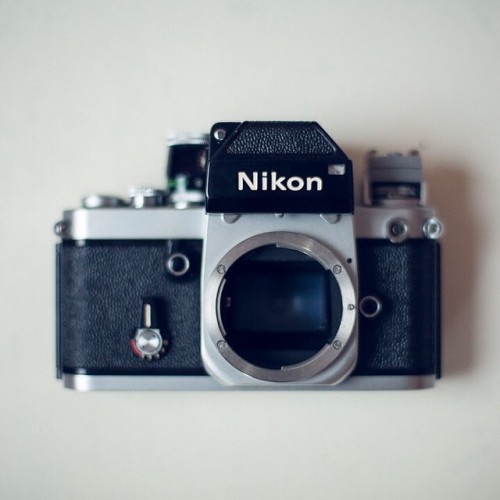 Via @26cameras New girl #nikonF2 #nikon #cameraporn #filmisnotdead #film #35mm #slr #buyfilmnotmegap