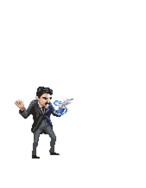 liquidxlead:  fkukso:  Science Combat By Diego Sanches.  Man, Tesla OP.