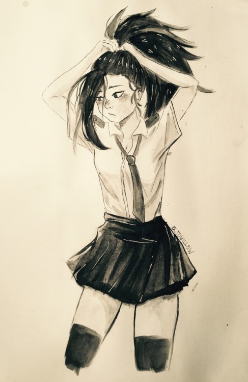 octowillow:  Inktober with Yaomomo!