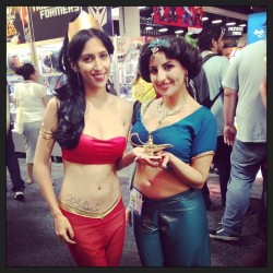 Double The Jasmine, Double The Fun. #Idhitit (At San Diego Comic-Con International