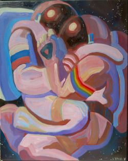 wiltkingart: star lover, 2019 oil on canvas