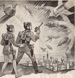 Illustration Of Buck Rogers In The 25Th Century Which Was Voted Most Popular Radio