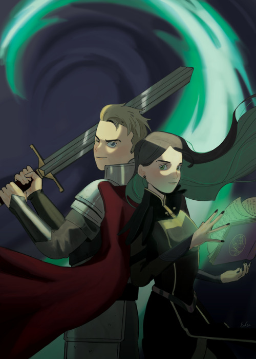 claraenced:my entry for the @dragon-prince-zine