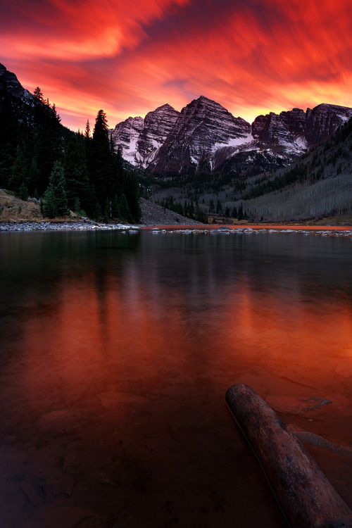 Porn Pics vurtual:  End of the World at Maroon Bells