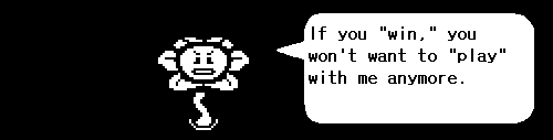 Do you think Flowey's ability to change his face so much is a side