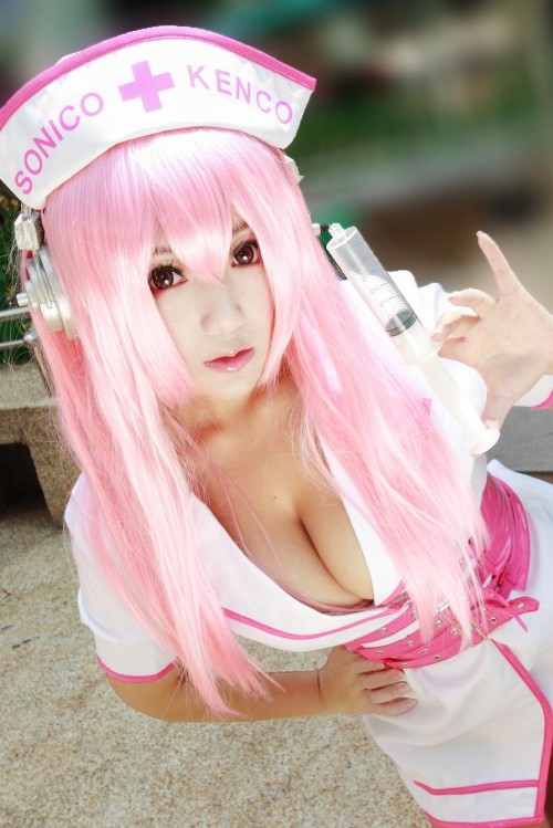 Super Sonico cosplay by Yonor share your adult photos