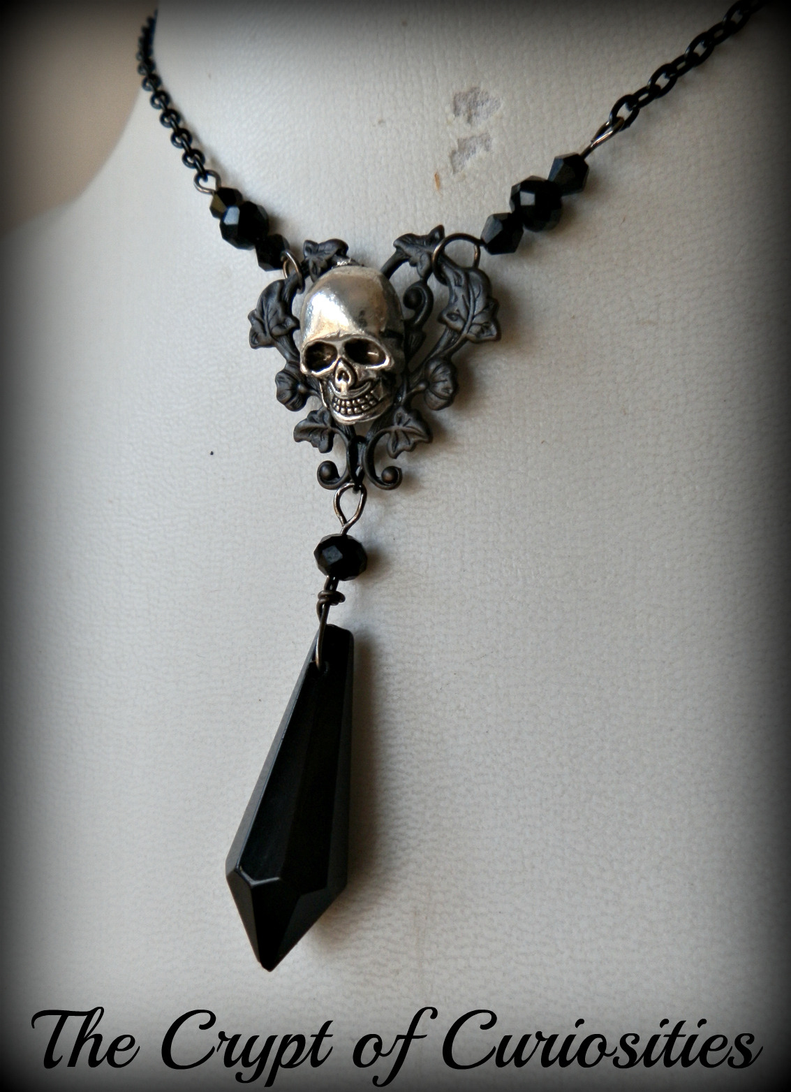thecryptofcuriosities:  Black and silver items by The Crypt of Curiosities available