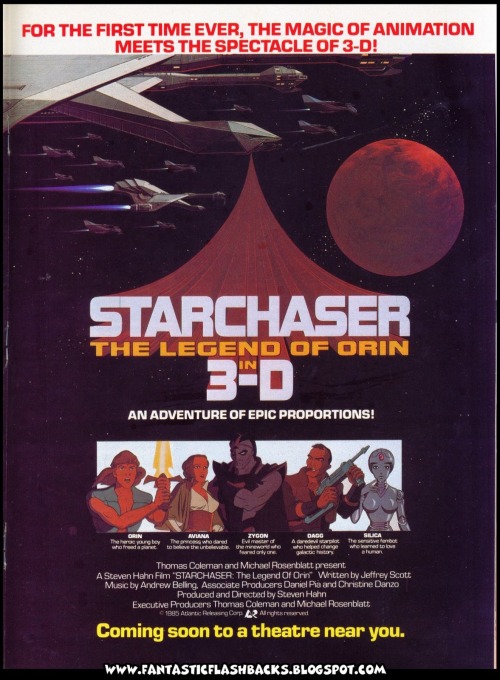 Starchaser: The Legend of Orin · A United States / South Korea co-production Released in 1985 · Seco