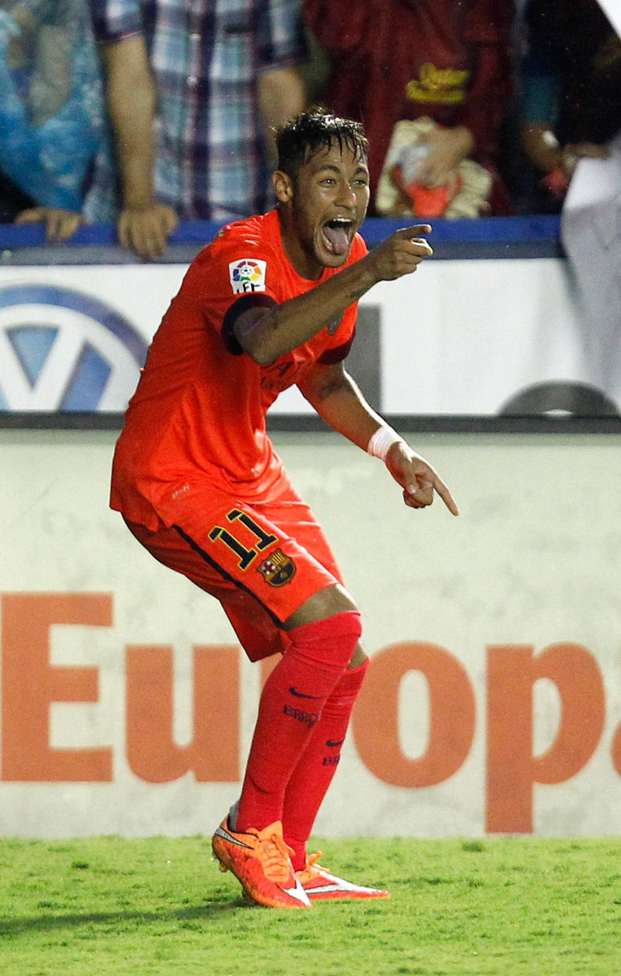fzneymar:  Primera Division - UD Levante Valencia 0:5 Barcelona (21.09.2014)