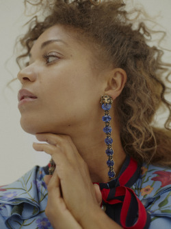 sand-snake-kate:Antonia Thomas by Clara Nebeling for Wonderland Winter 2016