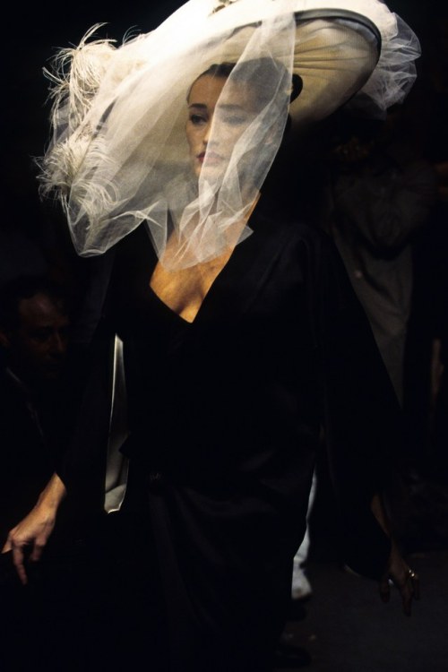 cair–paravel: Marie Sophie Wilson-Carr at John Galliano Spring 1995.