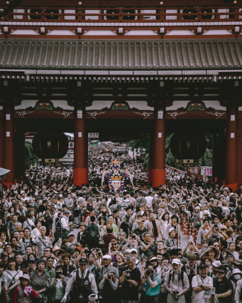  Matsuri mood ⛩Sanja Matsuri is one of the most popular festivals in Tokyo and held on the third wee