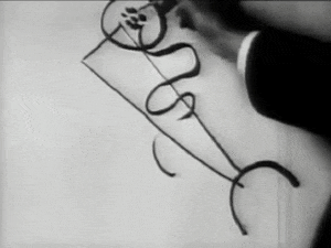Kandinsky Drawing in 1926.