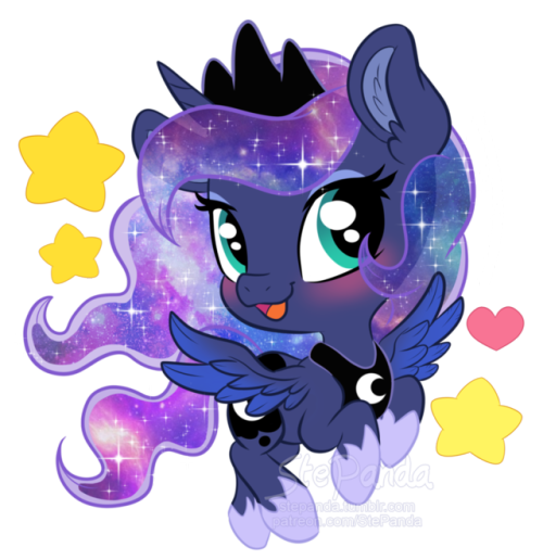 texasuberalles: Princess Luna chibi by StePandy Princess Celestia and Discord chibi stepanda.