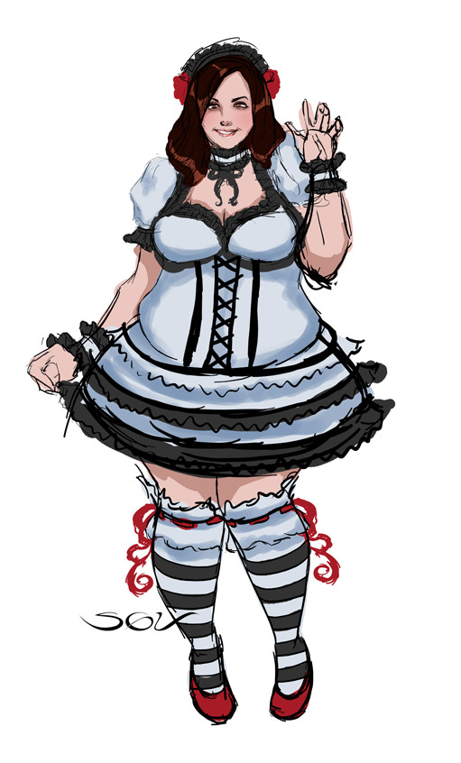 msunsolvedmystery:  Two new fav fat art artists http://steelgavel.deviantart.com/